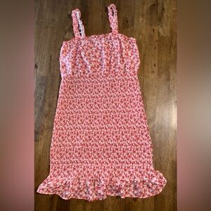 Floral Pink Juniors Dress